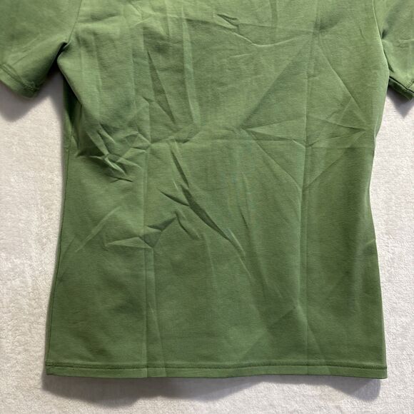 Everlane Women's Scoop Neck T Shirt Short Sleeve Stretch Jade Green Size XXS NWT - Picture 9 of 12